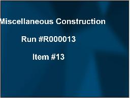 Enchère en direct démo Item #13