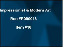 DEMO timed auction Item #16