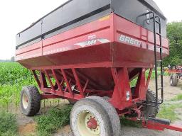 boite à grain Brent 644 avec extension & toile sur voiture 4 roues