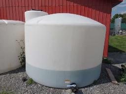réservoir rond en PVC 1500 gls