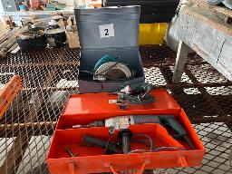2 drill one Bosh , one Walter & circular saw