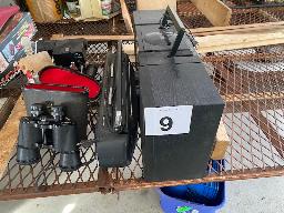 radio- video camera-binoculars