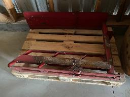 bale turn over for hay baler