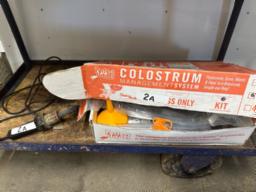 24 sac sde colostrom 3 litres  & brûleur de cornes