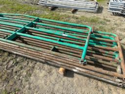 5 Houle  used gate    , 3 of 12 ft & 2 of 10ft  ( buyer's choice)