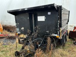dump trailer steel box 7.5X10 w/ring hitch 