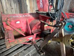 Normand N80-260 snow blower, 4 palets , hydro deflector 2 positions  3pth