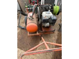 compresseur à air, moteur au gaz