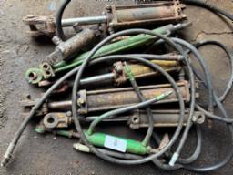 7 cylindres hydrauliques 