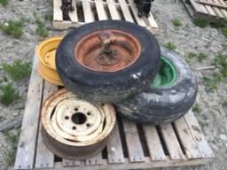 2 roues 11L15 et 2 jantes 