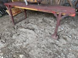 table d'atelier 2X8 
