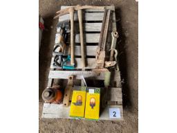 jack 20 ton, shovel, lights, 3 pth