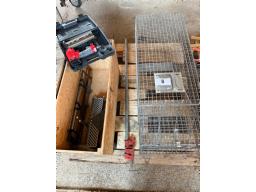 animal trap- miter saw- nail gun 