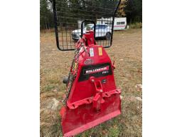Wallestein FX 85Red wood winch, 150 ft cable, safety guard, 540 RPM &ndash; as new; 