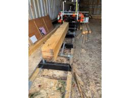  new Bozeman NO 22648 sawn mill portable, gas engine 420cc ( 13Hp) 20in cut, 26in diameter, 12 ft 9in long;