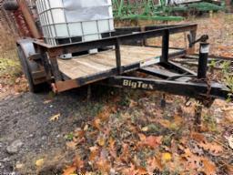 ; platform trailer 5X10, 2- 2500 lbs axels; 