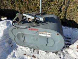 citerne &agrave; carburant 200 gals avec pompe &eacute;lectrique