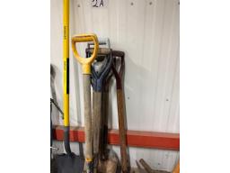 lot de pelles rondes