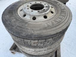 3 - 11R22.5 wheels 
