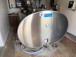 DeLaval Century bulk tank 600 gls, automatic washer & unit 