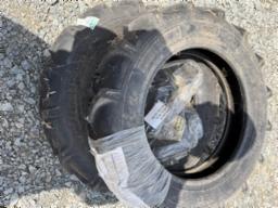 2 rake tires & tube - new