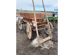 nice horse-drawn carriage, spoked wheels