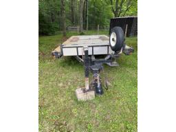 platform trailer aluminum, 90inX14 ft, lights, attach w/directional wheel  NIV: R632889 