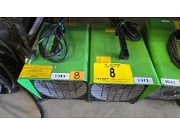 LOT DE (2) FOURNAISES "PATRON", 240 VOLTS, 9000 WA