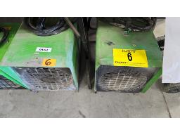 LOT DE (2) FOURNAISES "PATRON", 115 VOLTS, 3000 WA