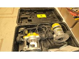 TOUPIE "DEWALT", DW618, AVEC EXTENSION ET COFFRET
