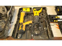 LOT COMPRENANT (3) OUTILS "DEWALT" DONT (1) PASSE-