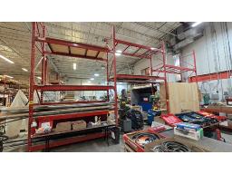 LOT DE (3) SECTIONS D'&Eacute;TAG&Egrave;RE "&Eacute;TALEX", 16' H X 42