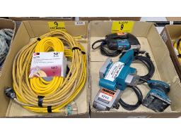 LOT DE (3) OUTILS "MAKITA" COMPRENANT (1) SCIE SAU