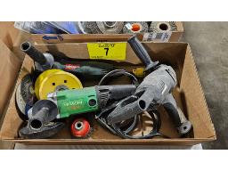 LOT COMPRENANT (2) RECTIFIEUSE (GRINDER) "METABO" 
