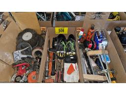 LOT DE SERRES, CRIC, LUNETTES DE S&Eacute;CURIT&Eacute;, PINCE, 