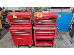 LOT DE (2) COFFRES SUR ROUES "ULTRA PRO" ET "MASTE