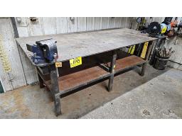 TABLE EN ACIER, 48" X 96" X 5/8" &Eacute;PAIS, AVEC &Eacute;TAU 