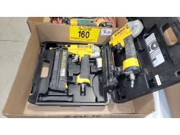 LOT DE (2) CLOUEUSES PNEUMATIQUES "DEWALT", 18 GA,