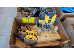 TOUPIE "DEWALT" DW621 ET SABLEUSE "DEWALT" DW411
