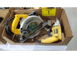 SCIE CIRCULAIRE 7 1/4" "DEWALT", &Eacute;LECTRIQUE, DW362