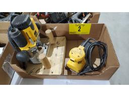 TOUPIE &Eacute;LECTRIQUE "DEWALT", DW621, 2 HP ET SABLEUS