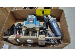 TOUPIE RYOBI &Eacute;LECTRIQUE 1500 W ET RECTIFIEUSE "MAS