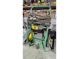 LOT COMPRENANT CHARIOT &Agrave; BONBONNE AVEC CADRAN ET B