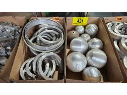 LOT DE (2) BO&Icirc;TES D'ALUM.