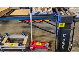 CRIC DE PLANCHER SUR ROUES