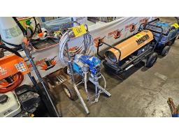 AIR LESS GRACO ULTRA 395 SMART, CONTR&Ocirc;LE SUR ROUES