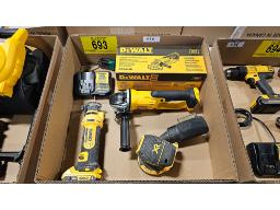 LOT COMPRENANT SABLEUSE, RECTIFIEUSE, ROTO ZIP DEW