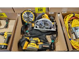 LOT COMPRENANT (1) SCIE RONDE &Eacute;LECTRIQUE AVEC LAME