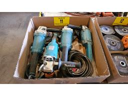 LOT DE (4) RECTIFIEUSES &Eacute;LECTRIQUES MAKITA