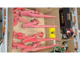 LOT DE (4) BANDEURS &Agrave; CHA&Icirc;NE 3/8'' &Agrave; 1/2''